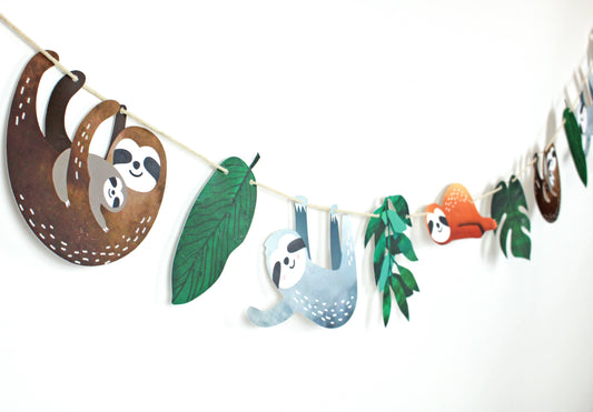 Sloth Party - Garland