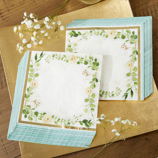 Botanical Garden 2 Ply Paper Napkins (Set of 30)