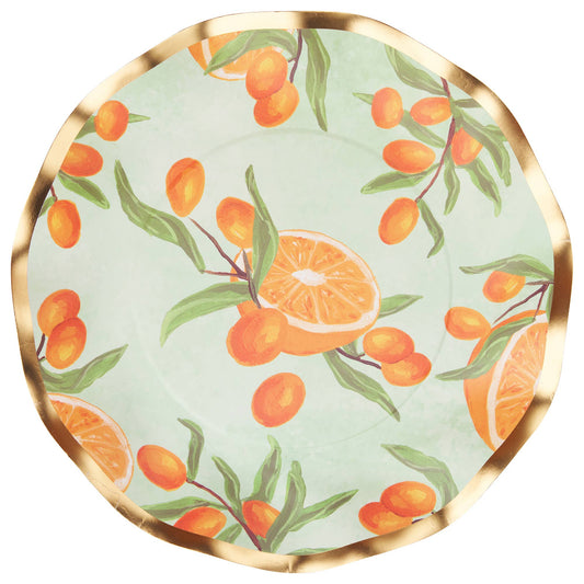 Wavy Salad Plate Mimosa/8ct