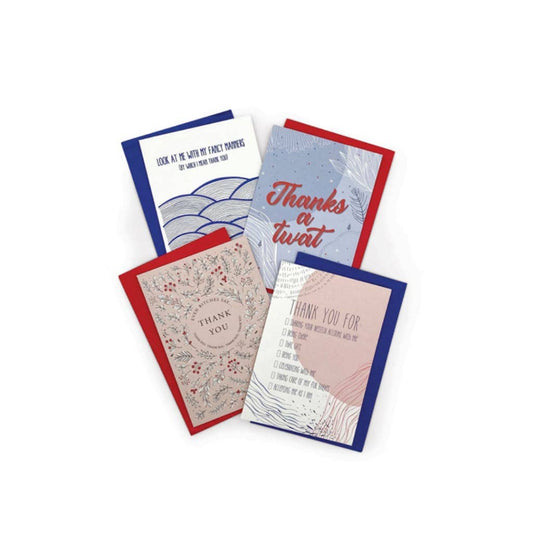 Thank You Card Pack | Funny sarcastic gift for women