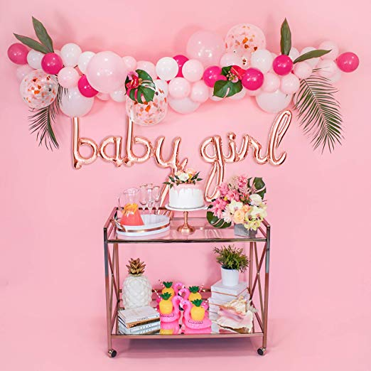 Baby Girl Shower Decoration Kit