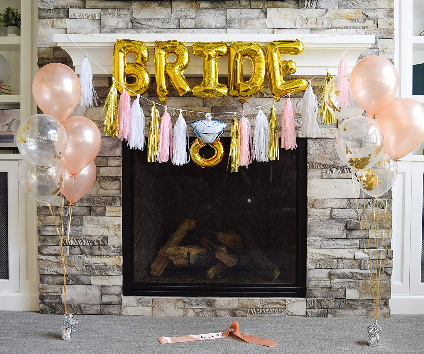 Rose Gold & Gold Bride Decoration Kit - 20 pieces!
