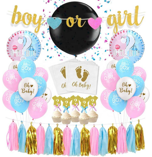 Gender Reveal Decoration Kit