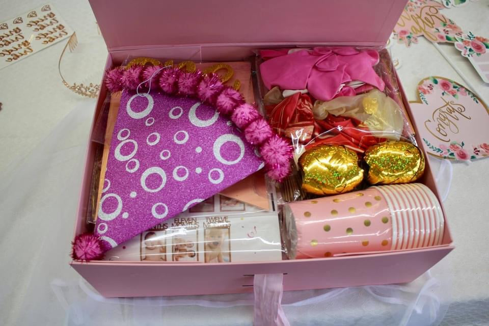 Little Lady's 1st Birthday Party Box