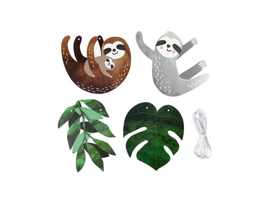 Sloth Banner Charms