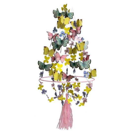 Butterfly And Floral Chandelier