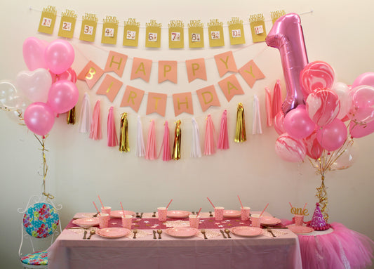 Little Lady's 1st Birthday Party Box