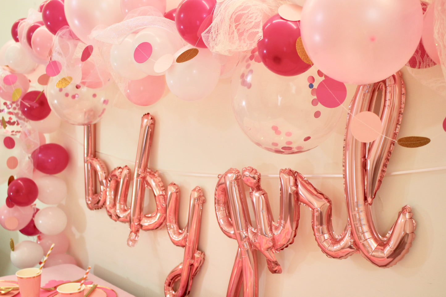 Pink Baby Girl Party Box