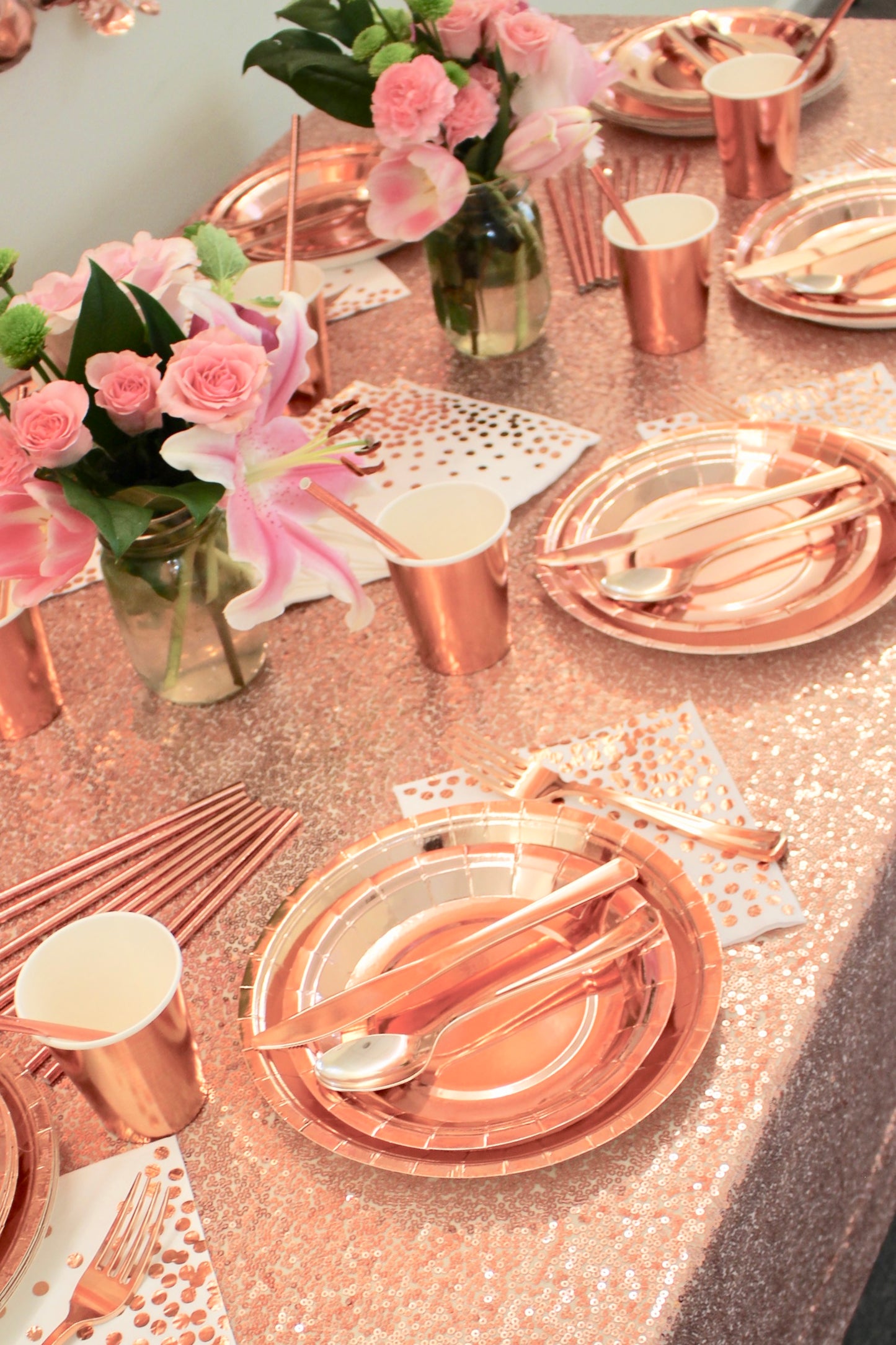 Rose Gold Birthday Party Box