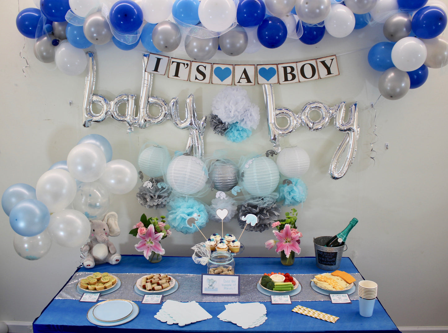 Baby Boy Shower Party Box