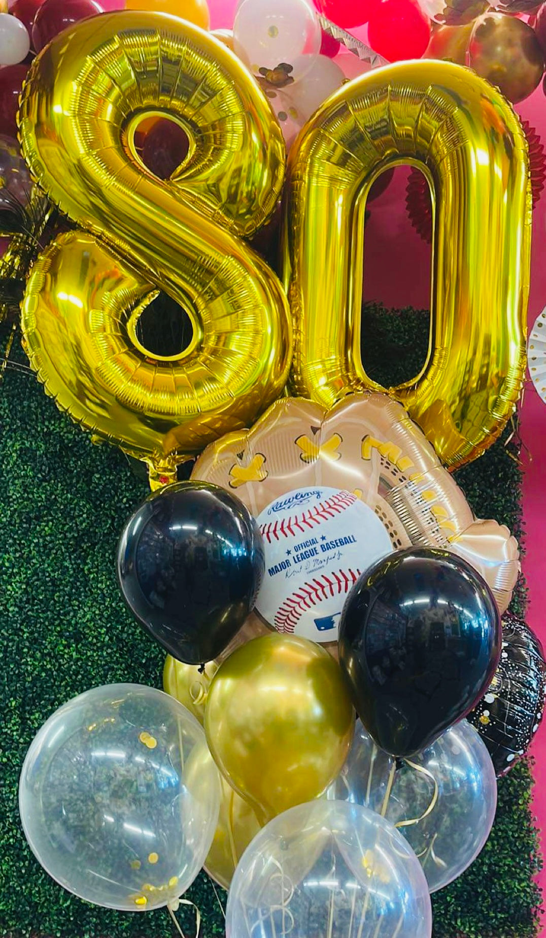 40" Gold Number Balloons #0-9