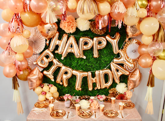 ULTIMATE Rose Gold Birthday Party Box