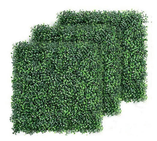 Faux Boxwood Backdrop Squares