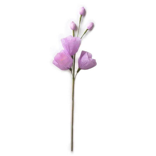 Lilac Mixed Blooms Mini Paper Flowers