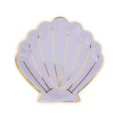 Shell Appetizer Plate by Cakewalk   Set of 8
