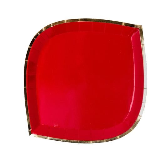Red Large Paper Plates