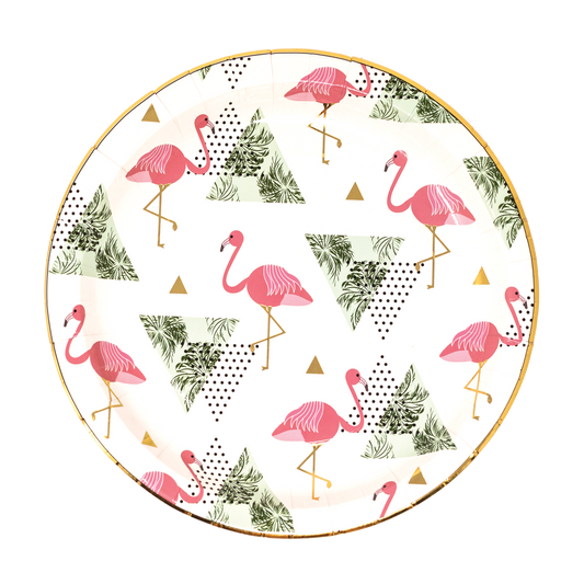 Flamingo Dessert Plates