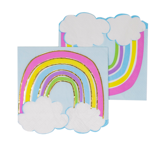 Rainbow With Cloud Cocktail Napkins