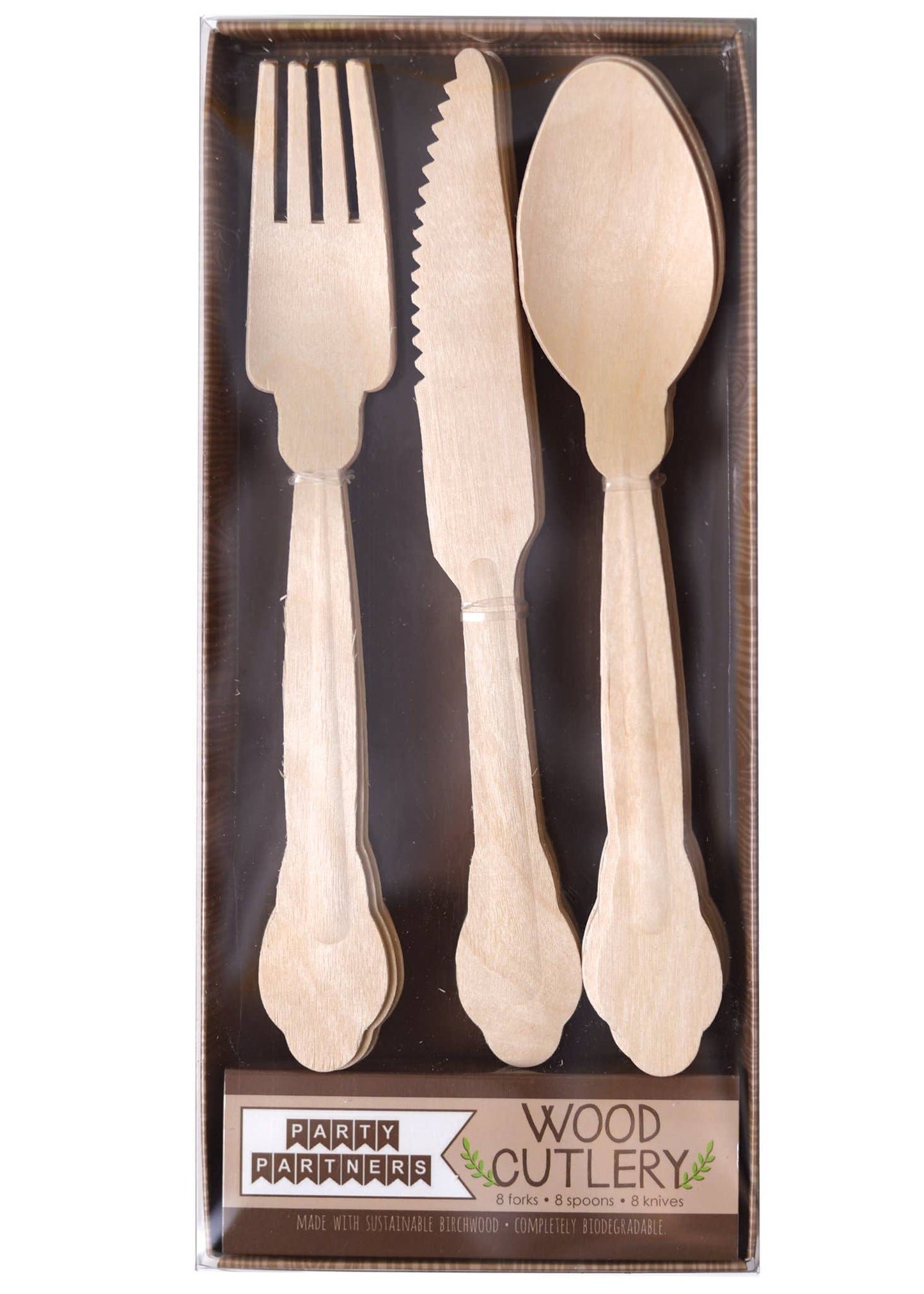 Plain Wood Cutlery