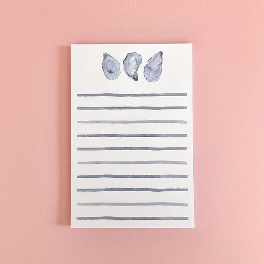 Watercolor Mussels Notepad | Coastal Watercolor Notepad