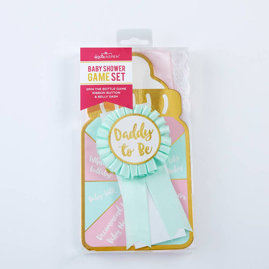 Baby Shower Belly Sash & Game Set