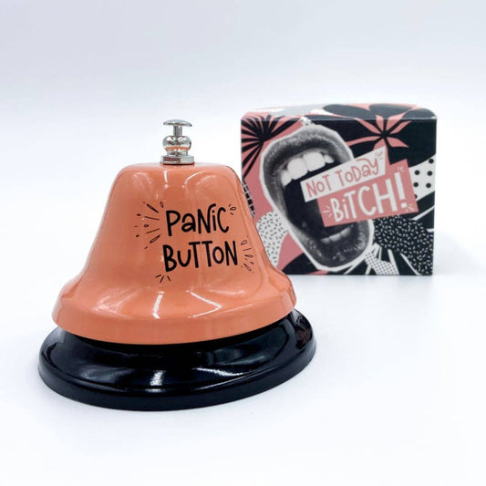 Panic Button Bell | Funny sarcastic gift for women