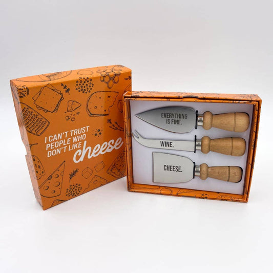 Cheese Charcuterie Set | Funny sarcastic gift for women