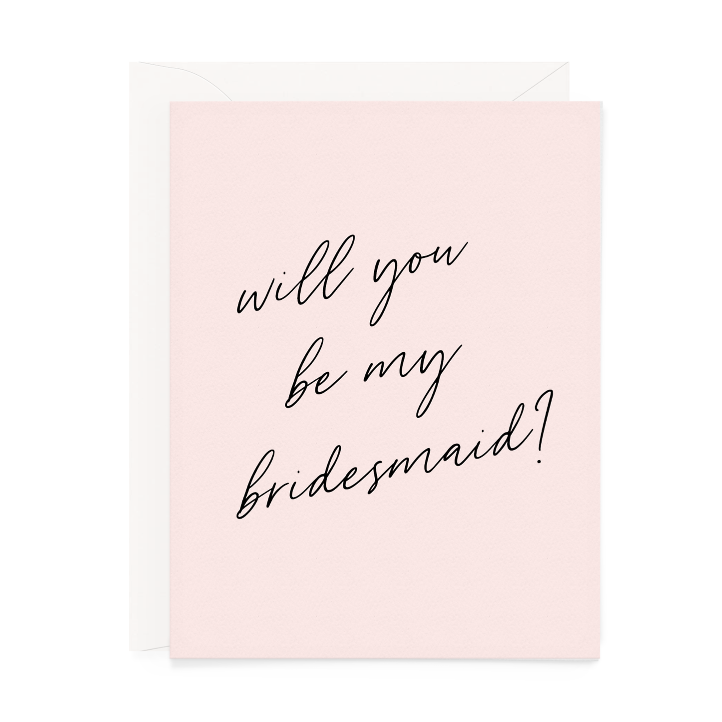Will You Be My Bridesmaid? Wedding Card