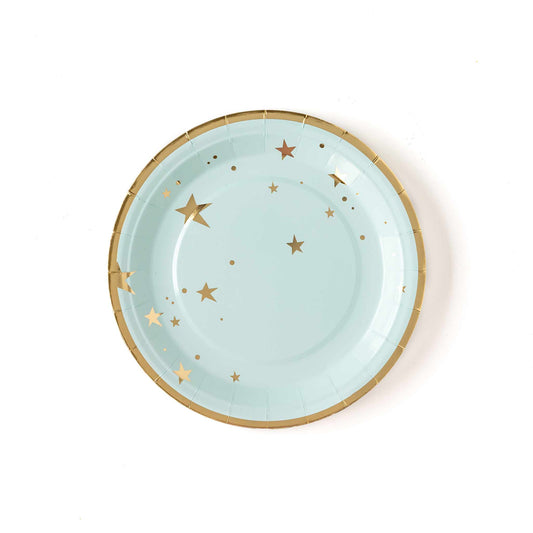 Baby Blue Star 9" Plates