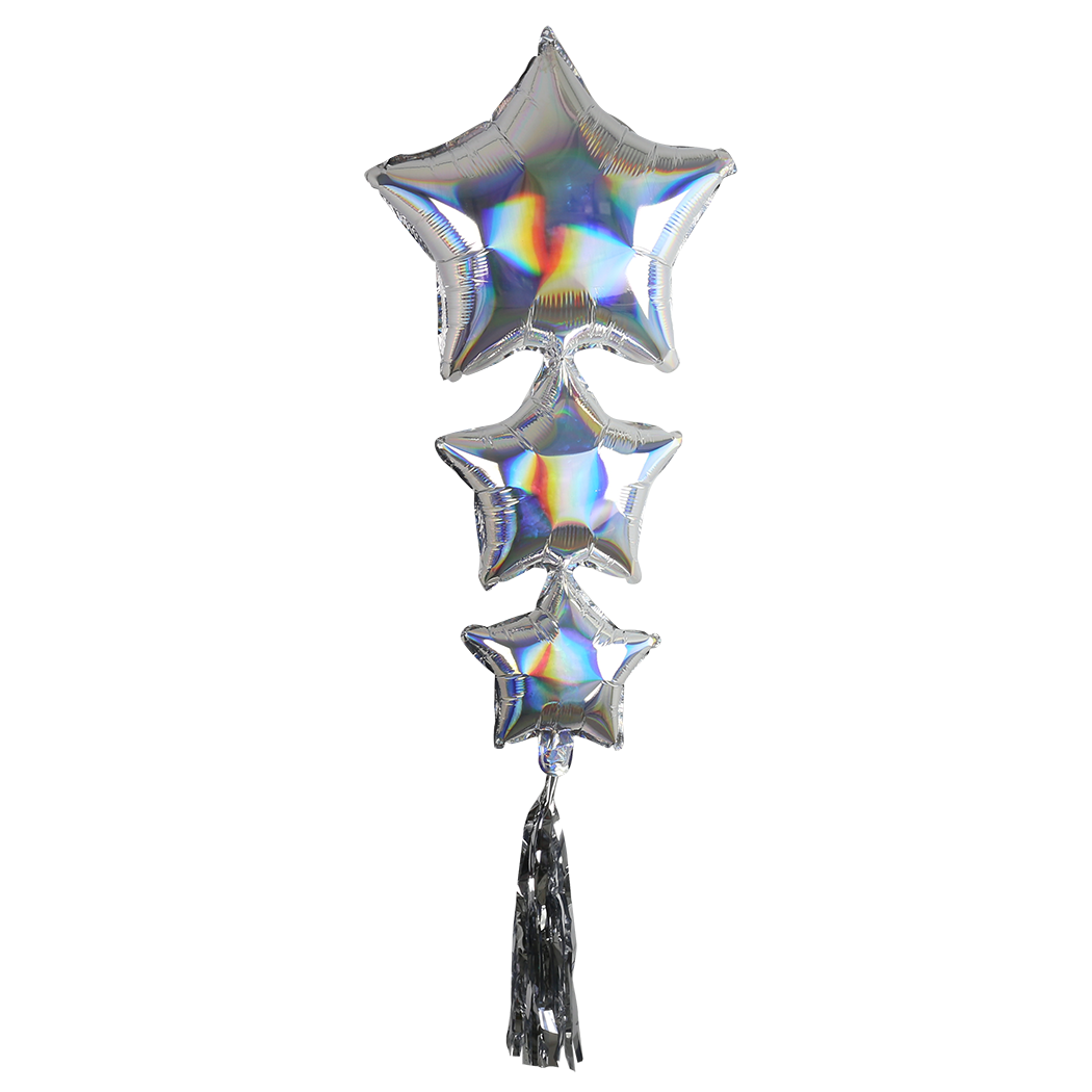 Balloon - Foil Star With Tassels