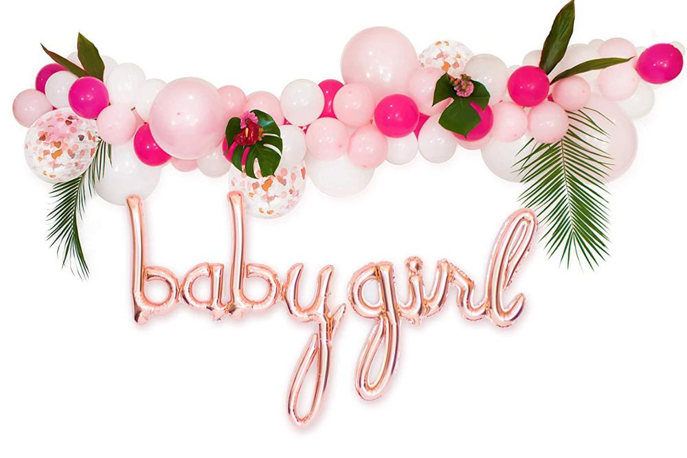 Baby Girl Shower Decoration Kit