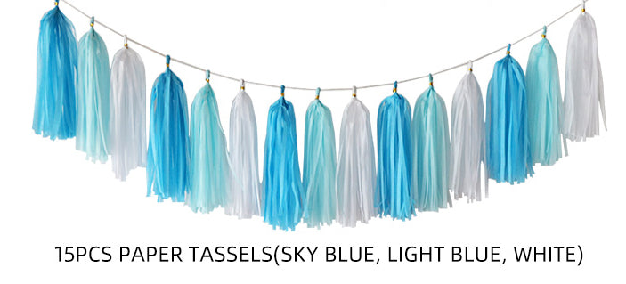 Blue Tassel Banner