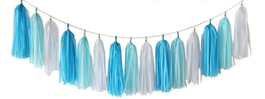 Blue Tassel Banner