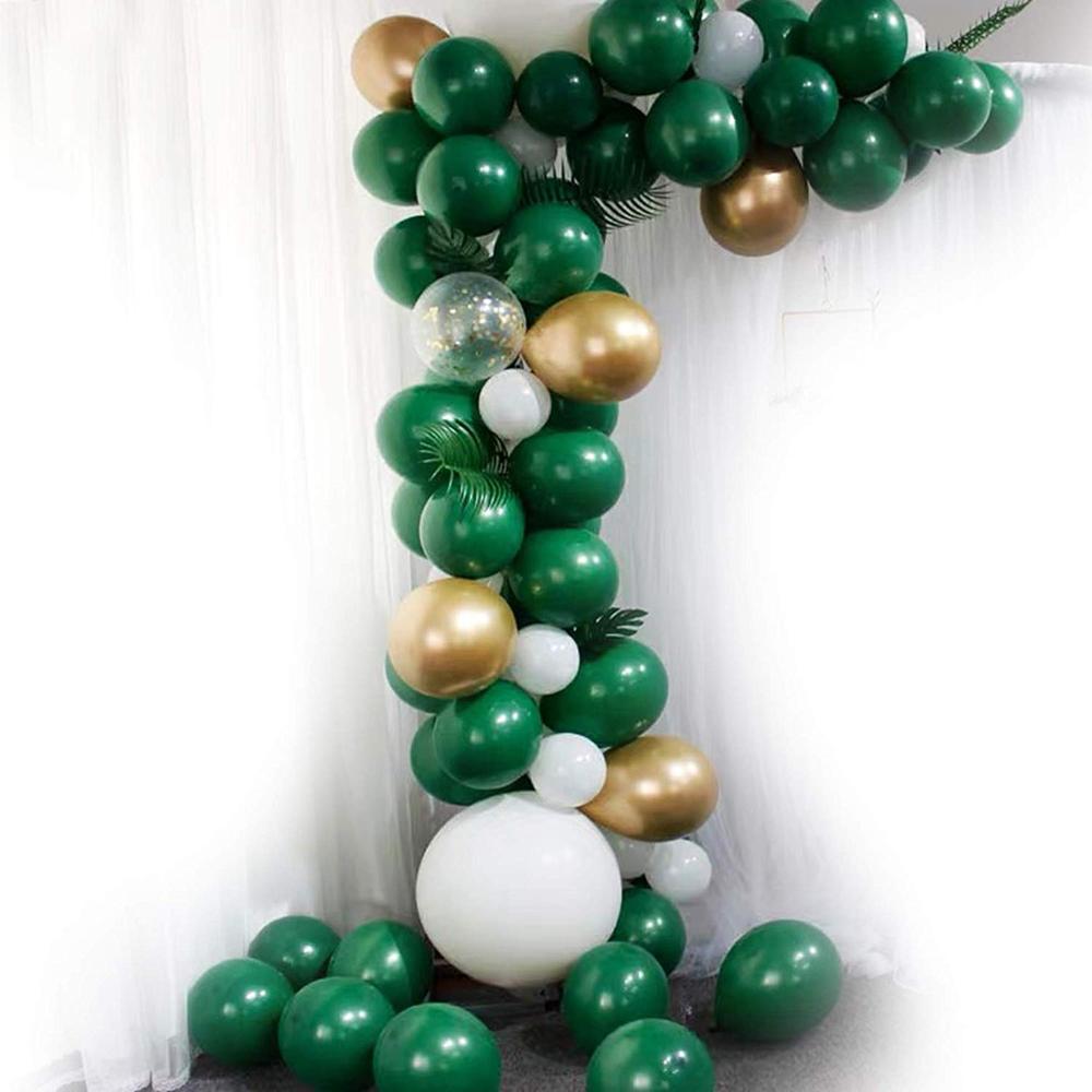 Shades of Green Jungle Balloons - 170 Pieces!