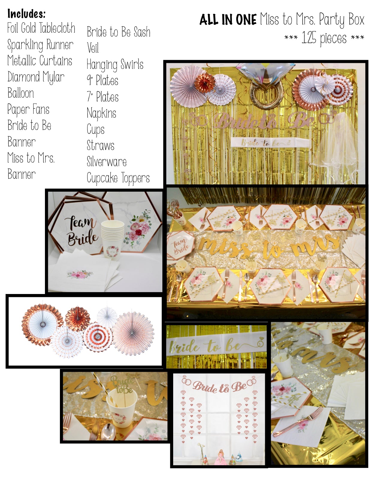 Miss to Mrs Bridal Party Box