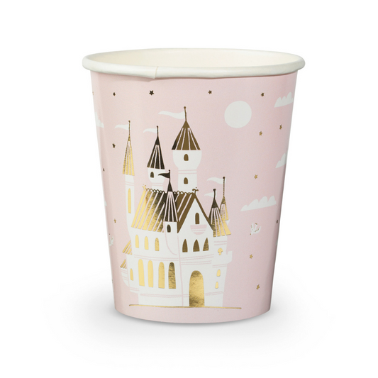Princess Castle Cups - Set of 8