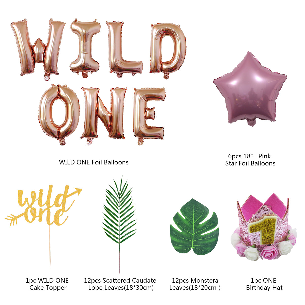 Woodland Creatures Wild One Party Box
