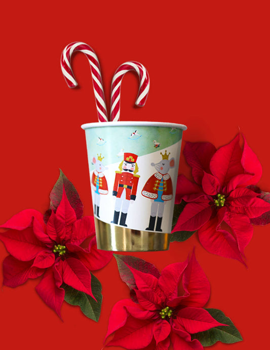 Nutcracker Holiday Party Cups