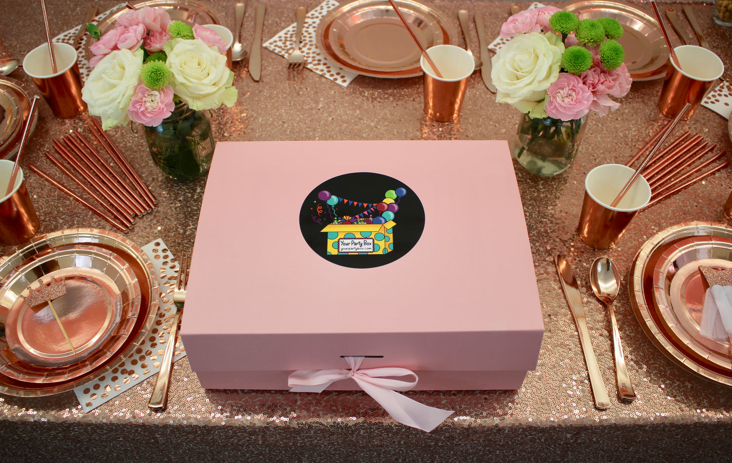 Rose Gold Bachelorette Party Box