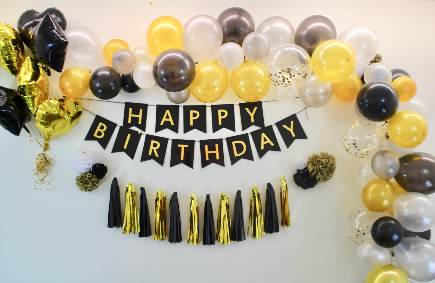 Black & Gold Birthday Party Box