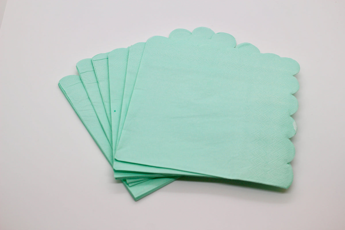 Mint Green Paper Plate Set - 69 pieces! – YourPartyBox.com