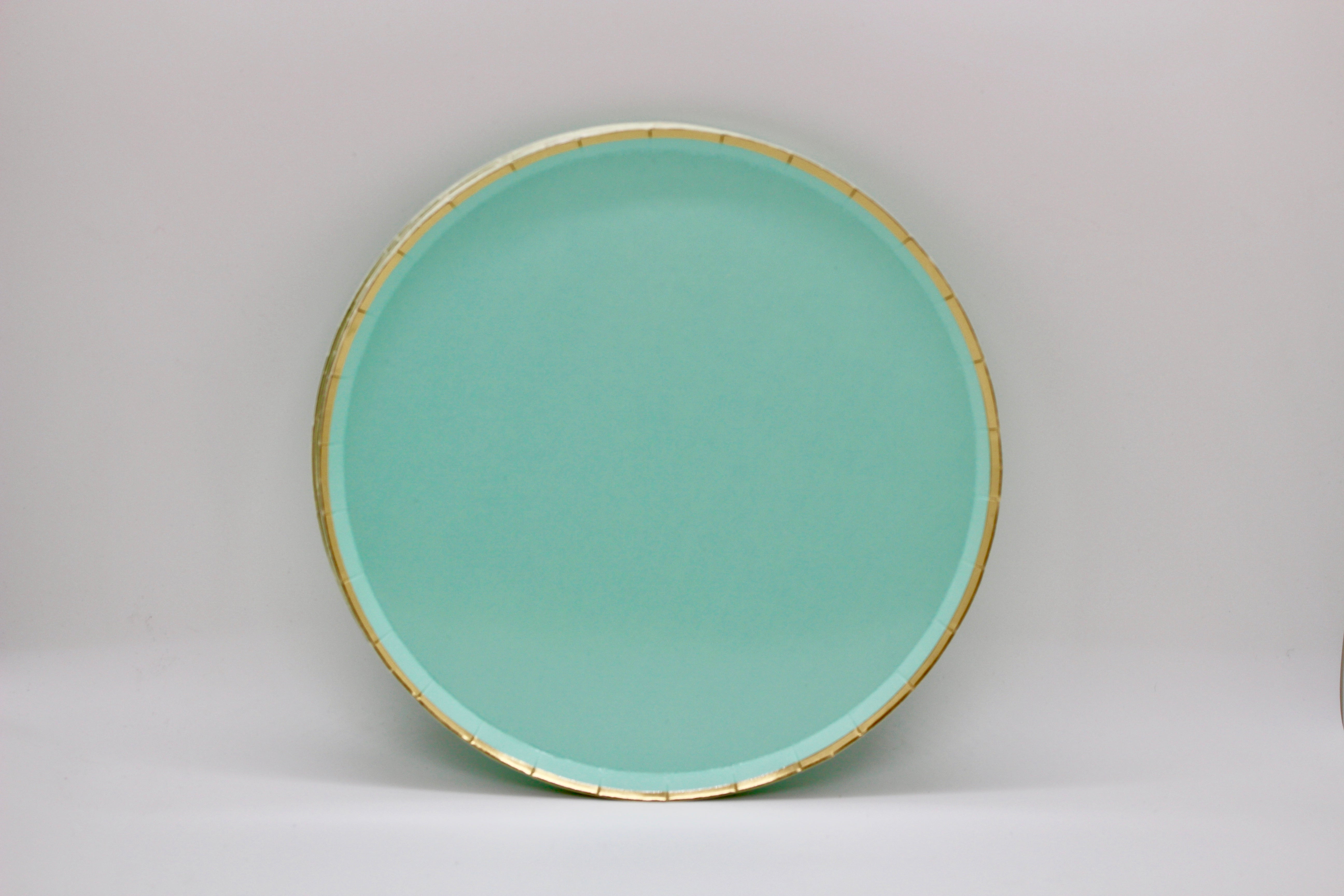 Seafoam green paper plates deals