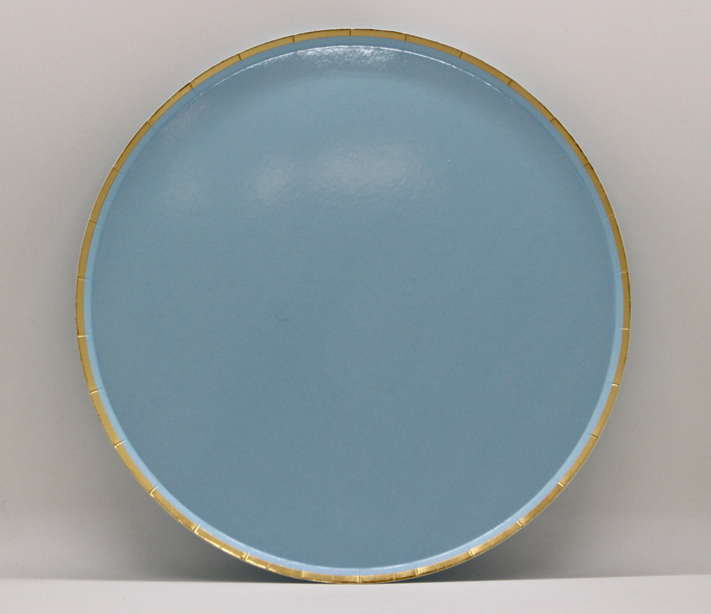 Light Blue Paper Plates - Set of 8