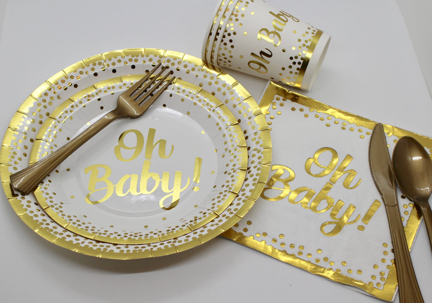 Oh Baby! Paper Paper Plate Set