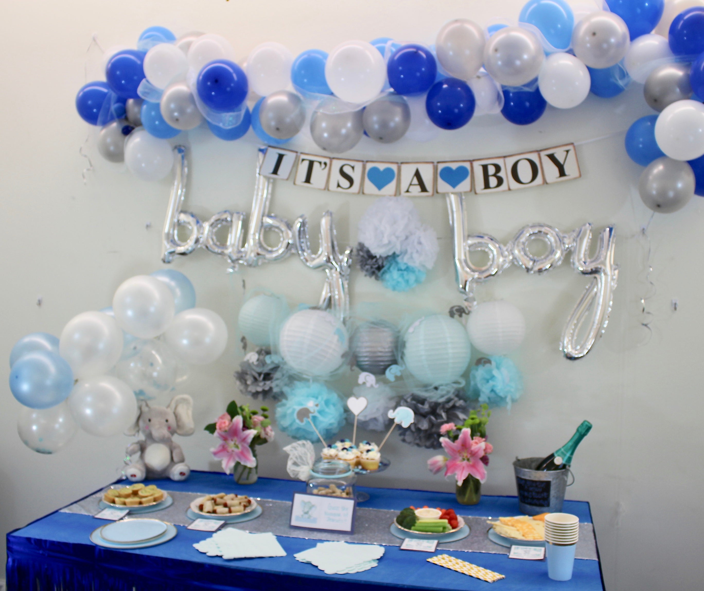 Baby boy shop baby shower plates