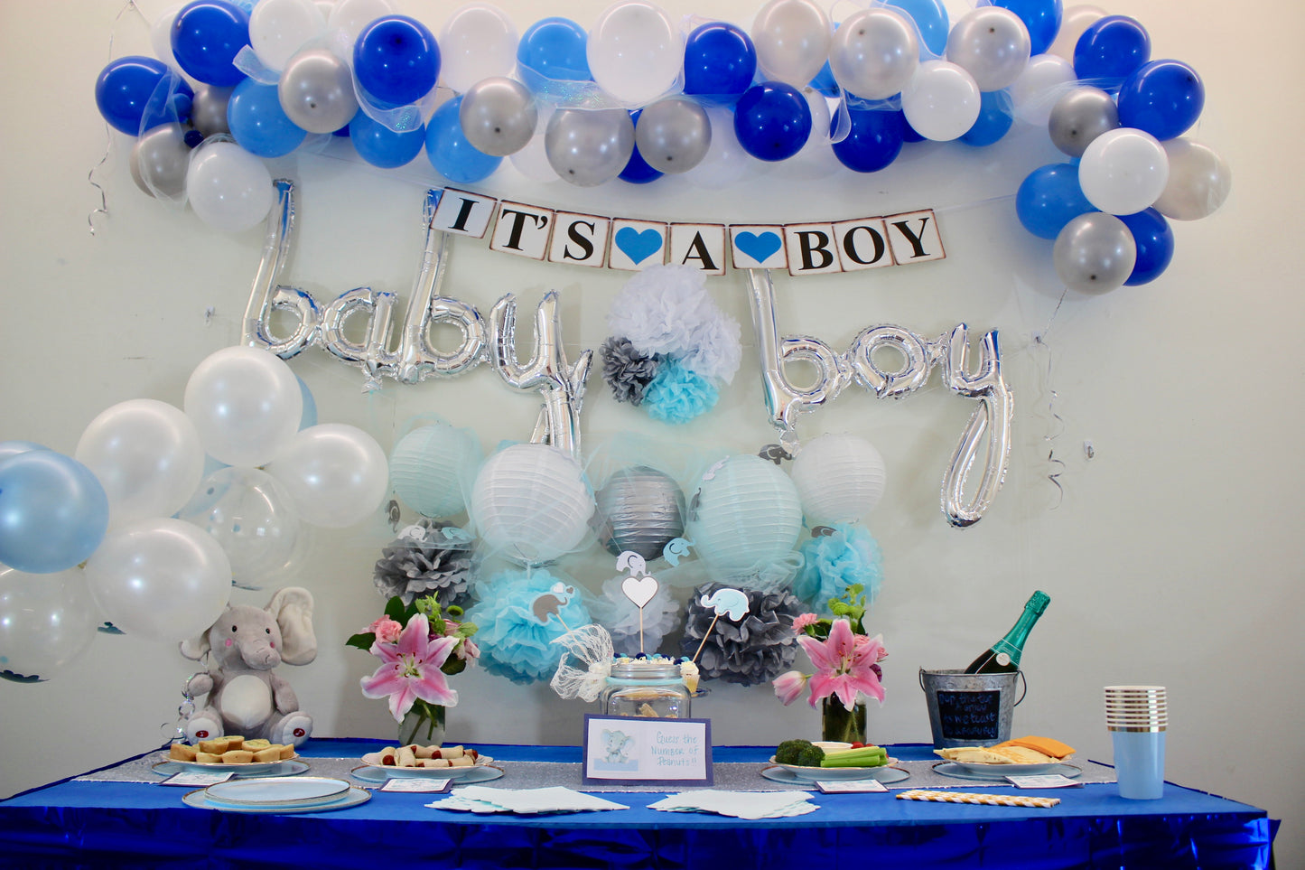 Baby Boy Shower Party Box