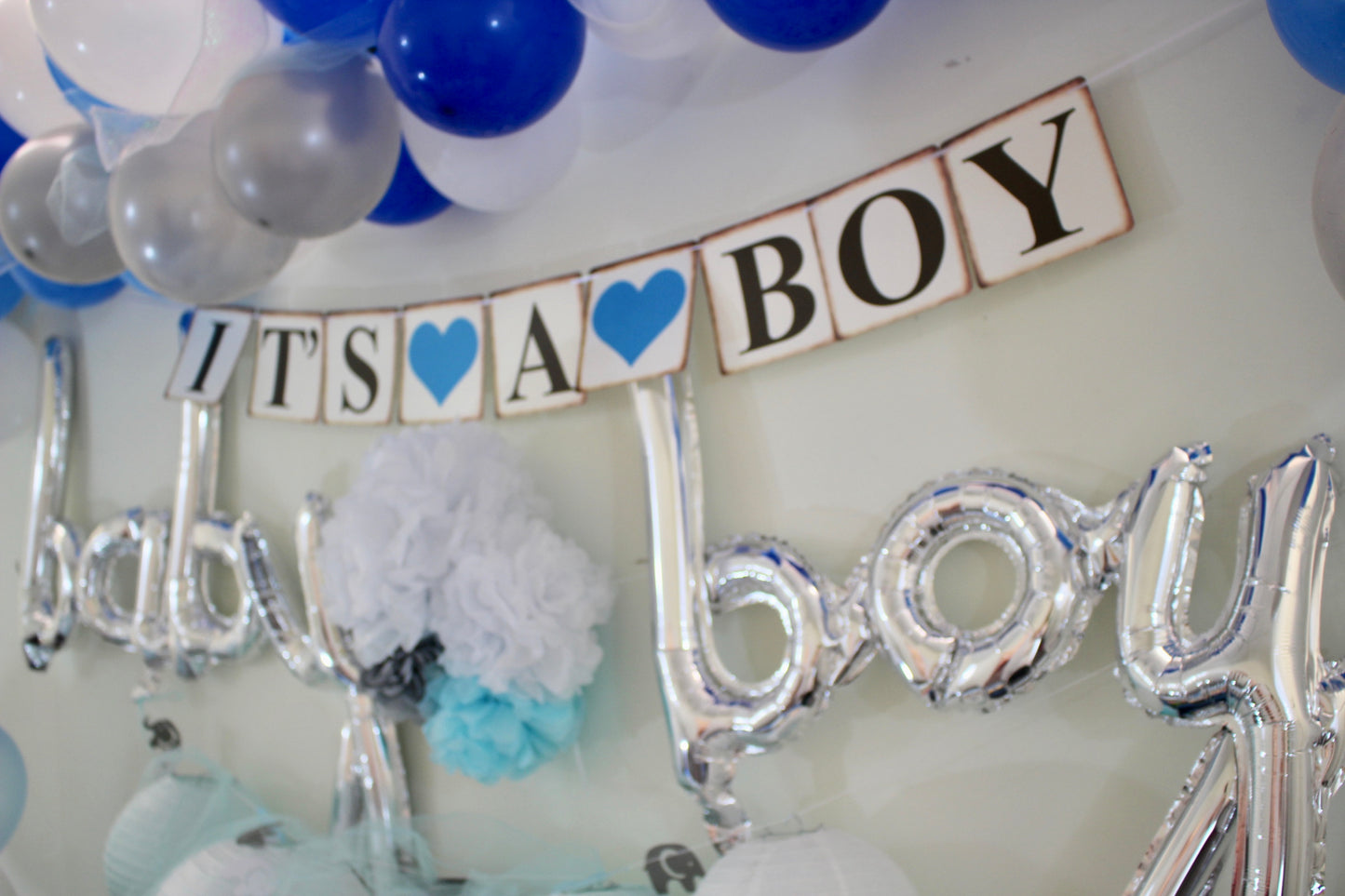 Baby Boy Shower Party Box
