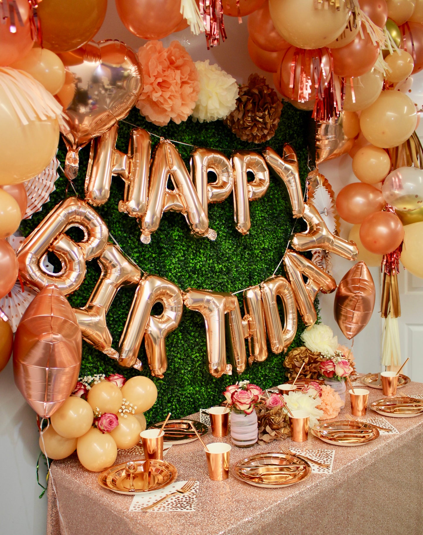 ULTIMATE Rose Gold Birthday Party Box